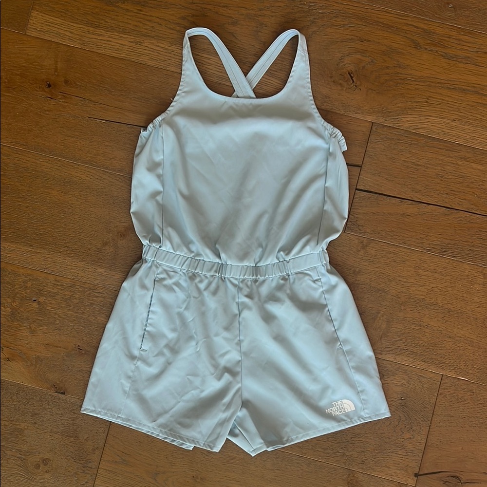 The North Face Blue Jumpsuit Lightweight Racerback